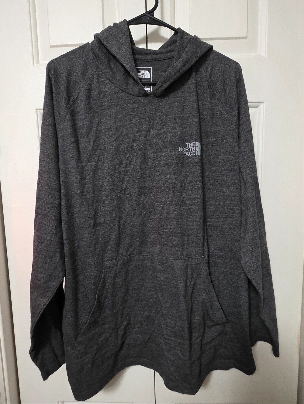 The North Face Men's Gray Hooded Lightweight Pullover Size XXL